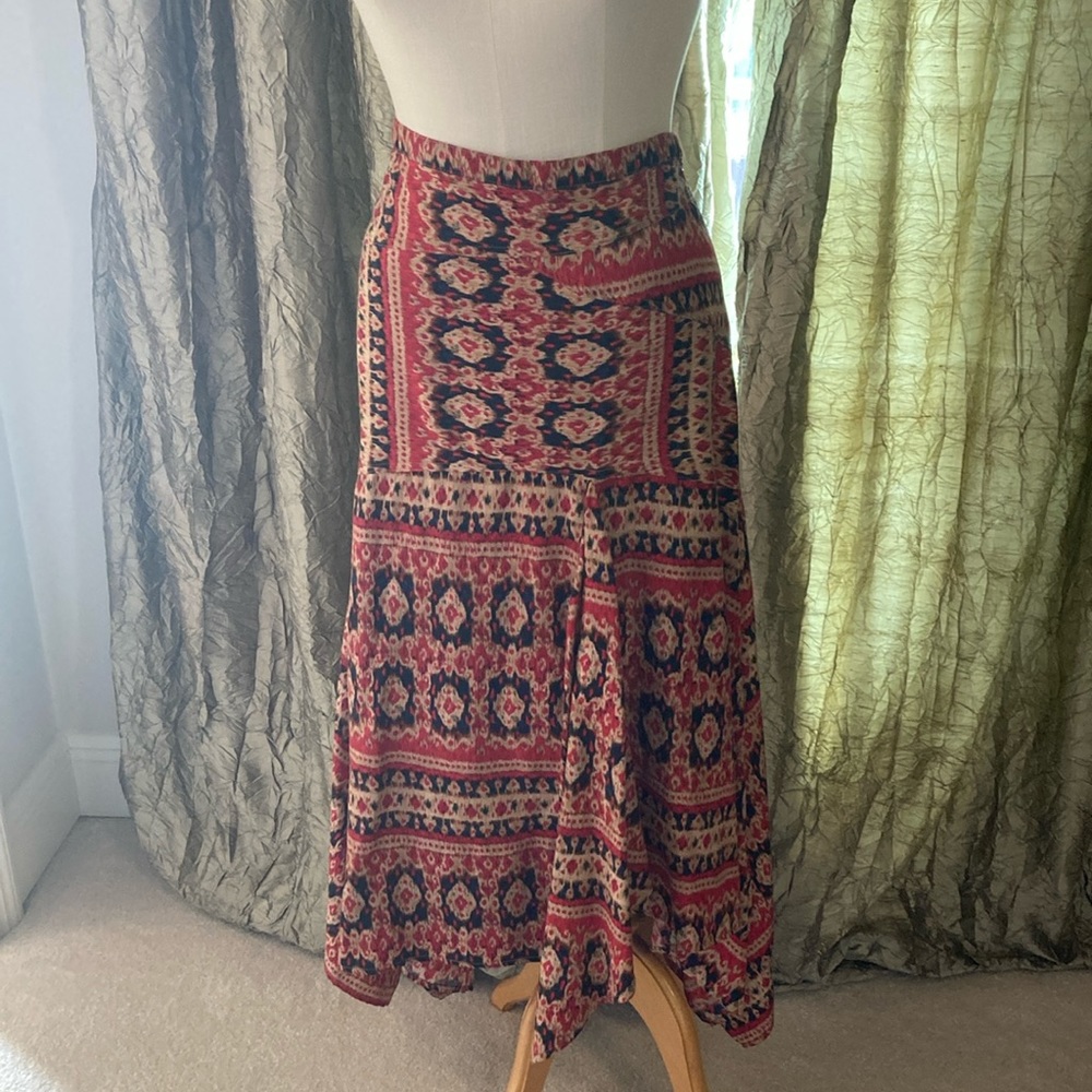 Cute Bohemian Midi Skirt